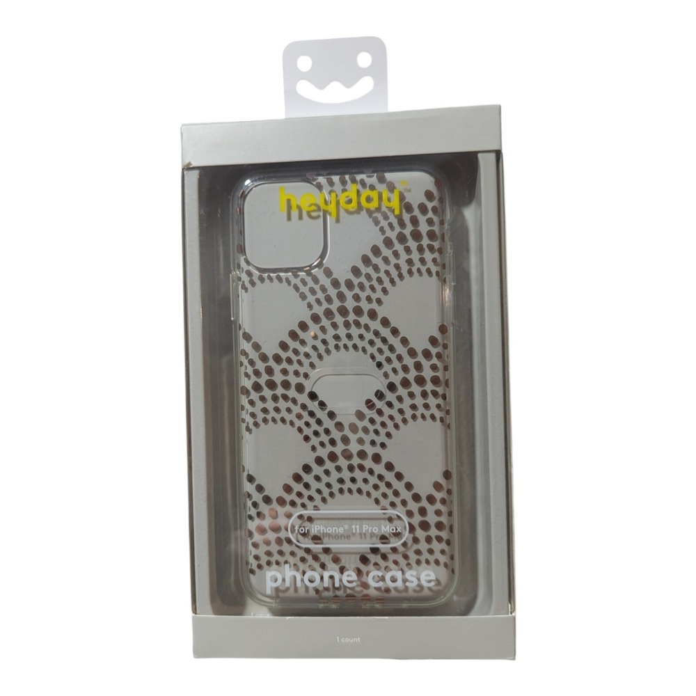 H7. Heyday Case For Apple iPhone 11 Pro Max - Scalloped‎ Dot Rose Gold